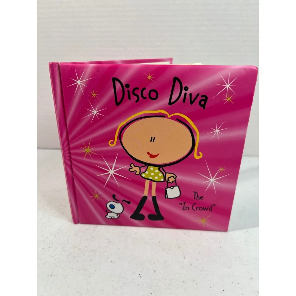 Vintage 2000 American Greetings Bubblegum Disco Diva Address Book Pink Y2K 6x6